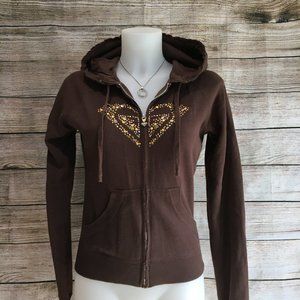 Brown Roxy Hoodie size Medium - R-22